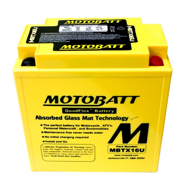 MOTOBATT MBTX16U 19Ah 250A 12V