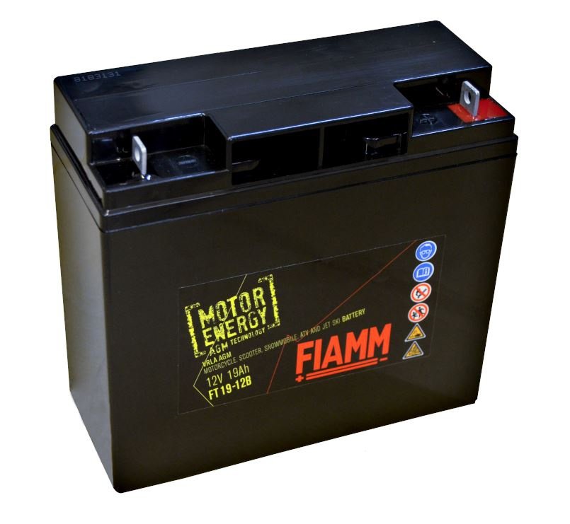 Motobaterie Fiamm Motorenergy AGM 12V, 19Ah, FT19-12B