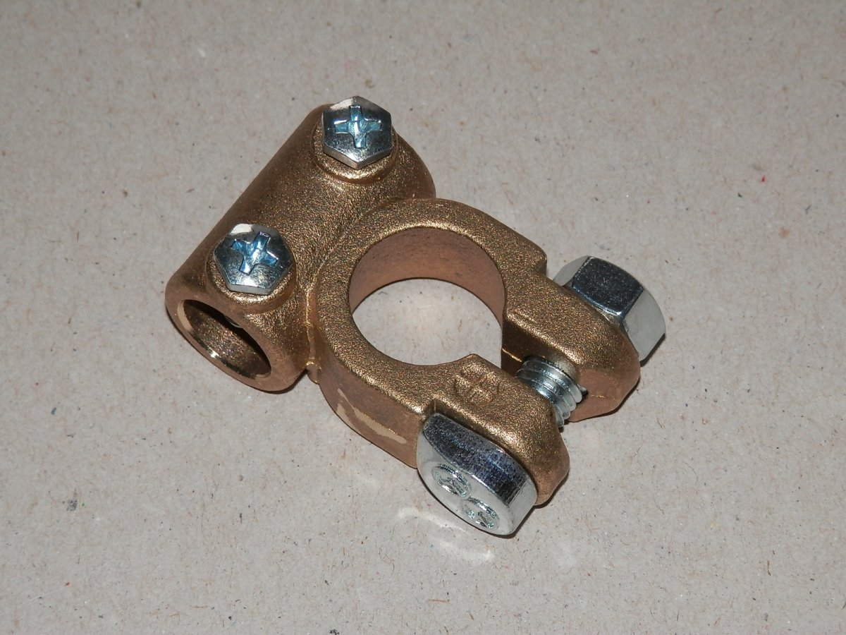 GRISONI bateriová svorka, 17,5 mm(+), upevňovací šrouby, kabel 16-35mm