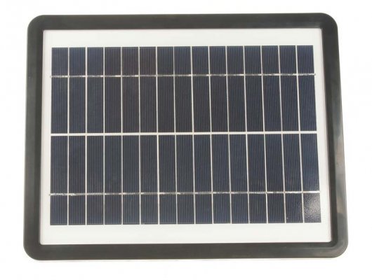Solární nabíječka 6W pro udržovací dobíjení baterií + dobíjení mobilních telefonů