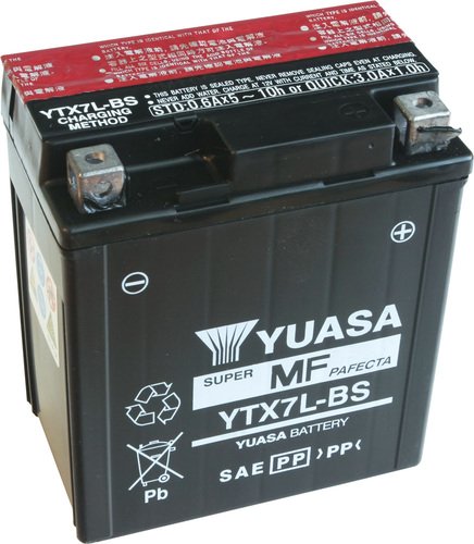 Motobaterie YUASA YTX7L-BS