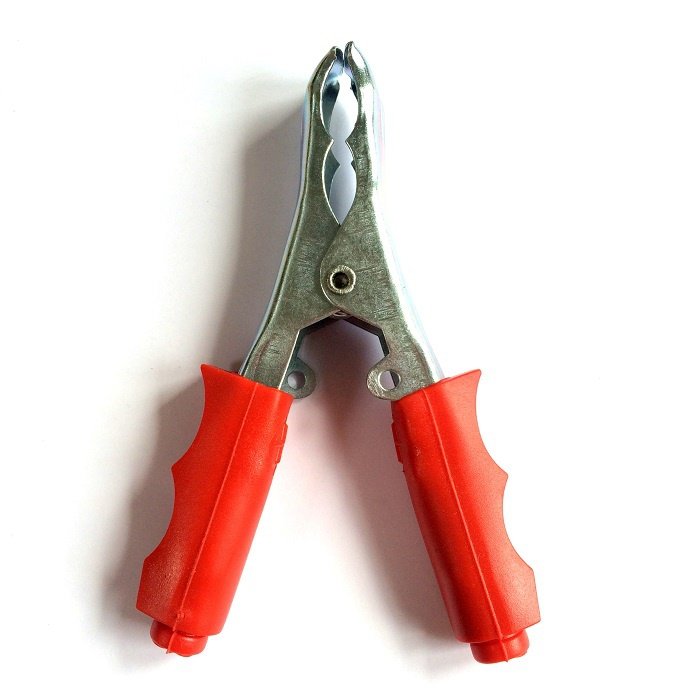 Bateriové kleště 60A (+), červené