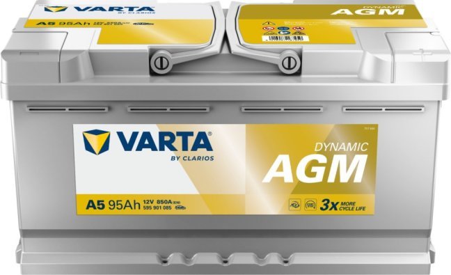 VARTA Silver dynamic AGM  START-STOP 95Ah 850A 12V / 595901