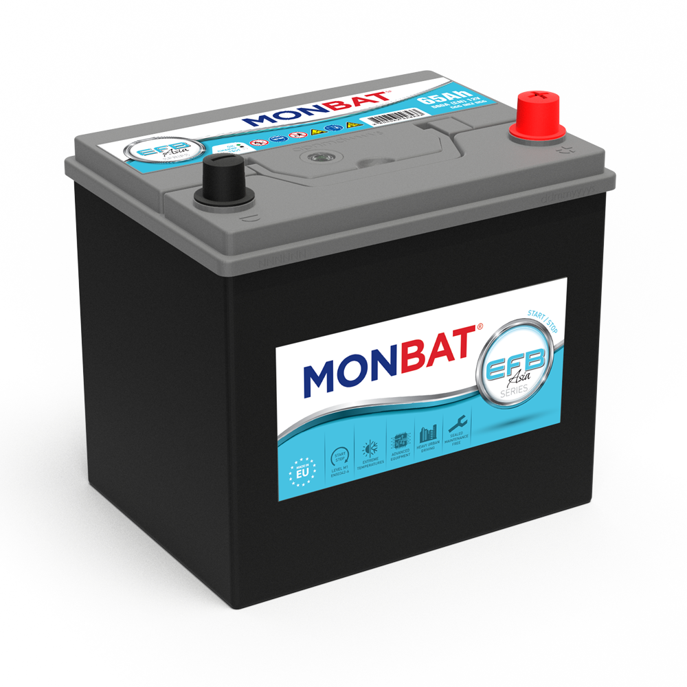 Autobaterie Start&Stop Monbat Asia EFB 65Ah 12V