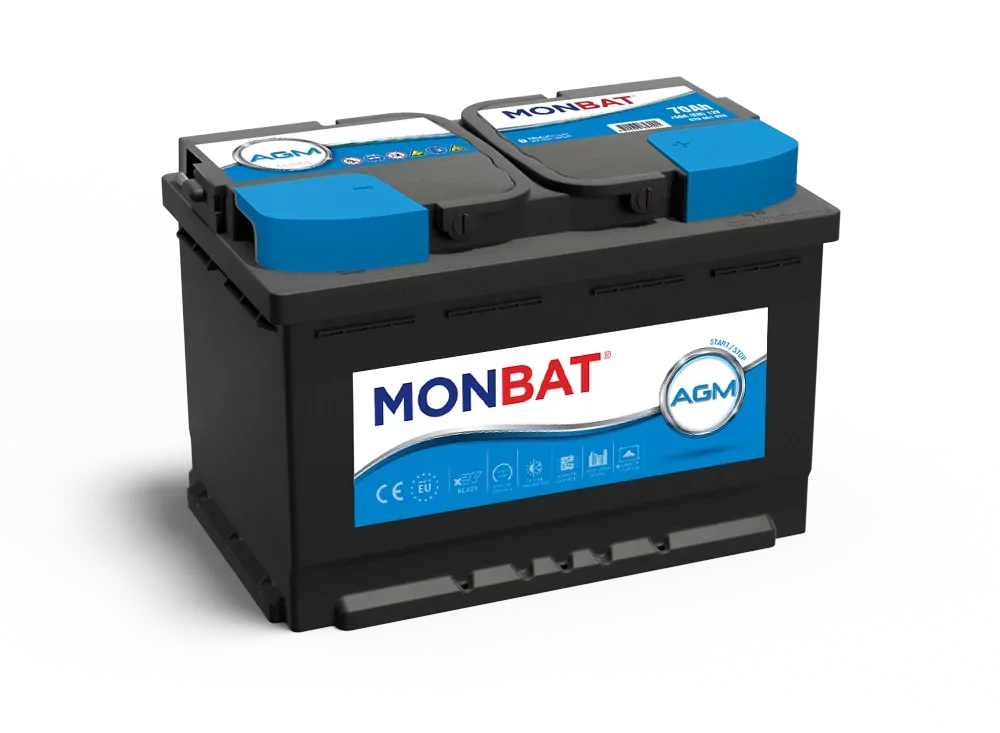 Autobaterie Monbat Start&Stop AGM 70Ah 12V