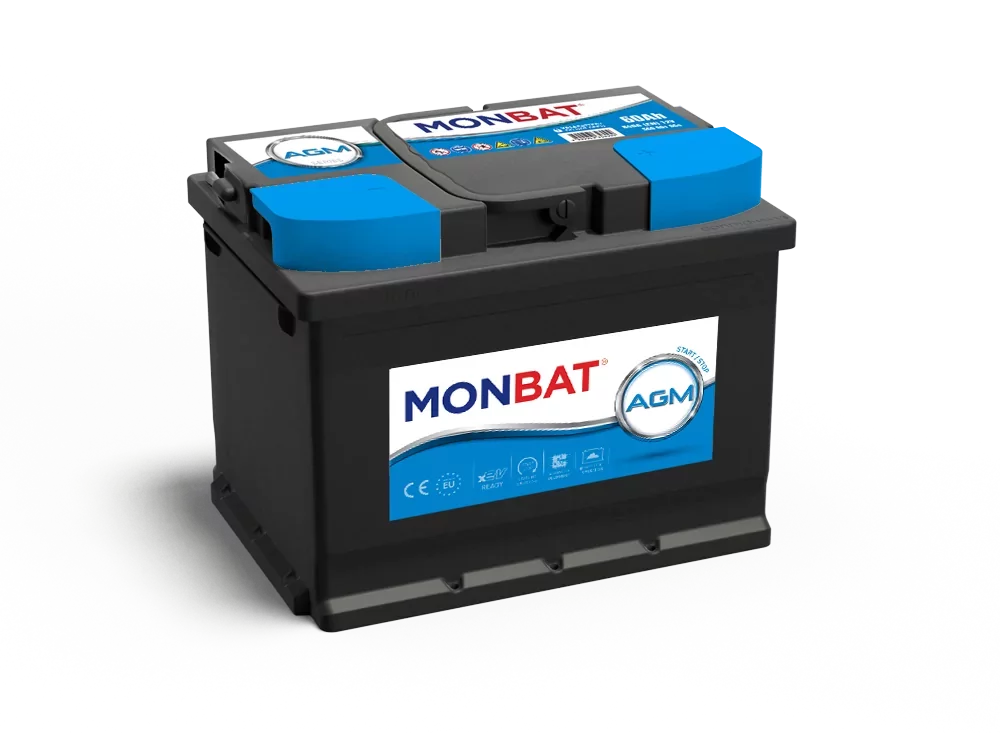 Autobaterie Monbat Start&Stop AGM 60Ah 12V