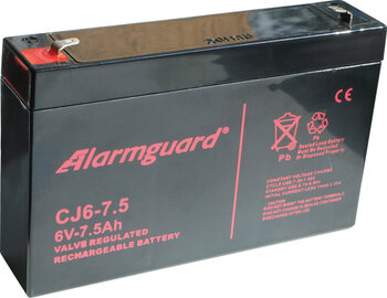 Záložní akumulátor Alarmguard 7,5Ah 6V