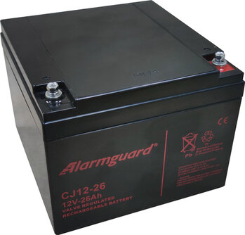 Záložní akumulátor Alarmguard 26Ah 12V
