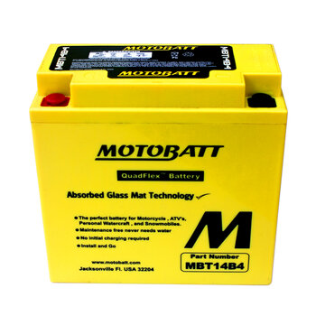 MOTOBATT MBT14B4 13Ah 175A 12V