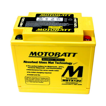 MOTOBATT MBTX12U 14Ah 200A 12V
