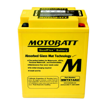 MOTOBATT MBTX14AU 16,5Ah 210A 12V