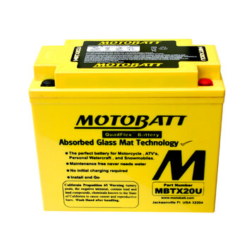 MOTOBATT MBTX20U 21Ah 310A 12V