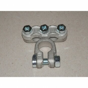 GRISONI bateriová svorka, cín, 15,9 mm(-), 2 úchyty, kabel 50-70mm